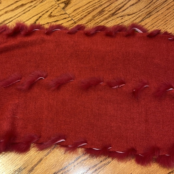 Woman’s Red Scarf - Picture 3 of 3